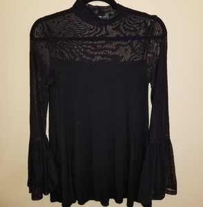 Sheer Long Sleeve Shirt